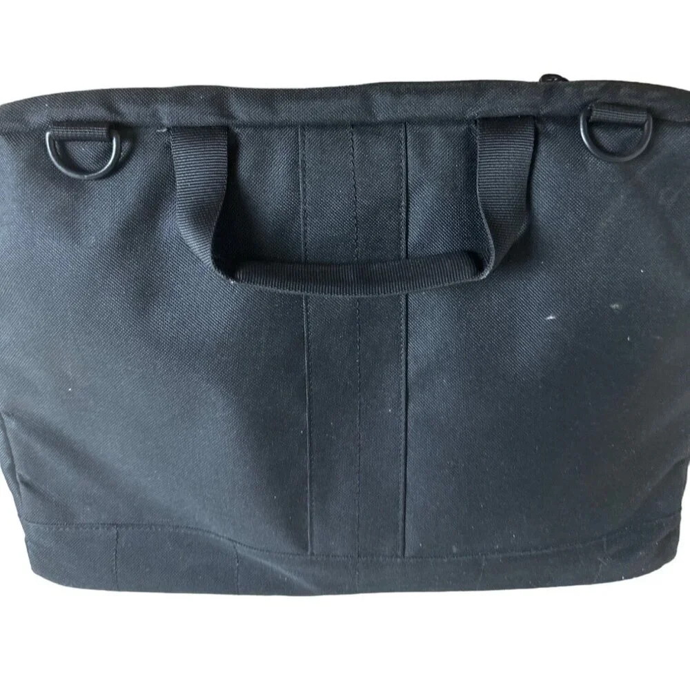 Unbranded Laptop, travel, work Bag With Handles & Zipper Closure Black Large